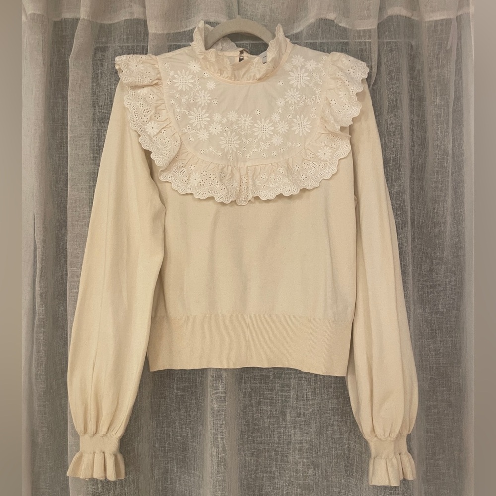 & Other Stories Boho Femme Ruffled Sweater
